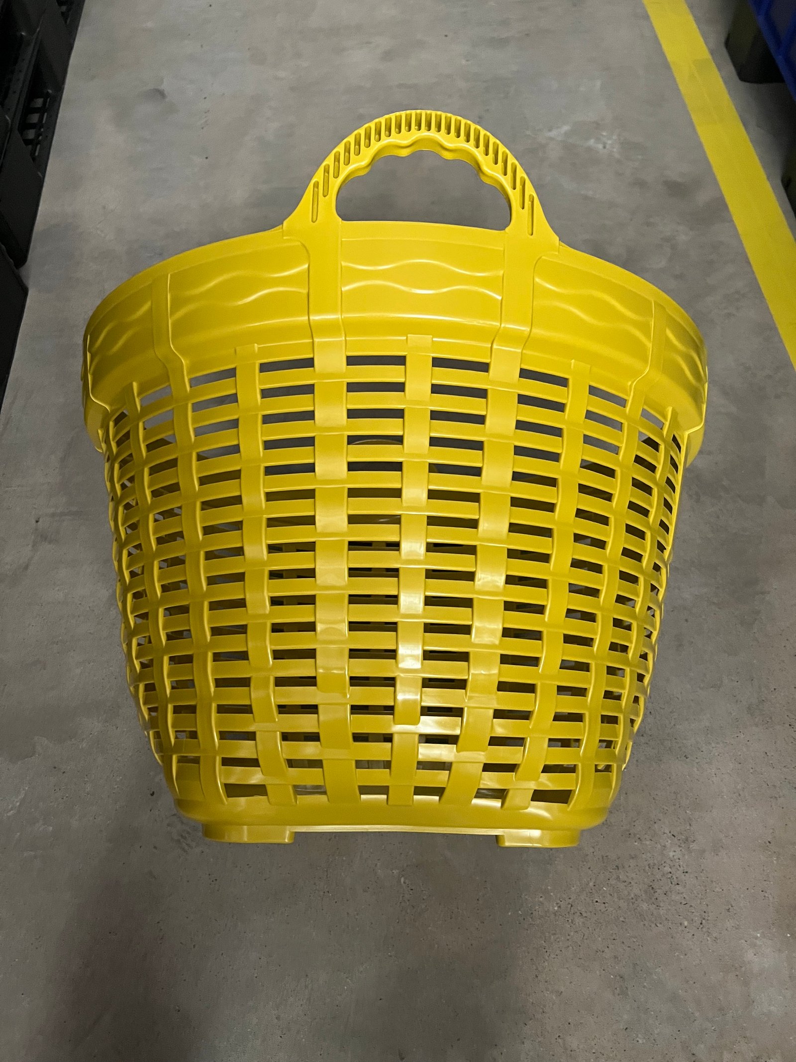 Durian Harvesting Plastic Crate 660x460mm Yellow